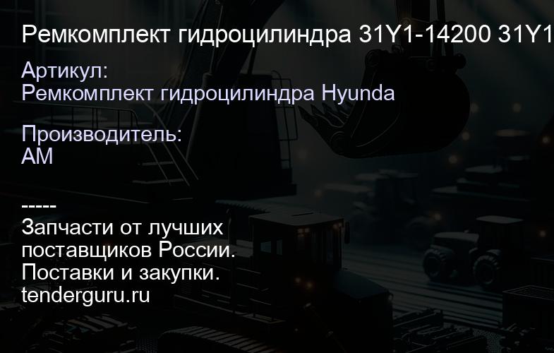Ремкомплект гидроцилиндра 31Y1-14200 31Y1-14200 | купить запчасти